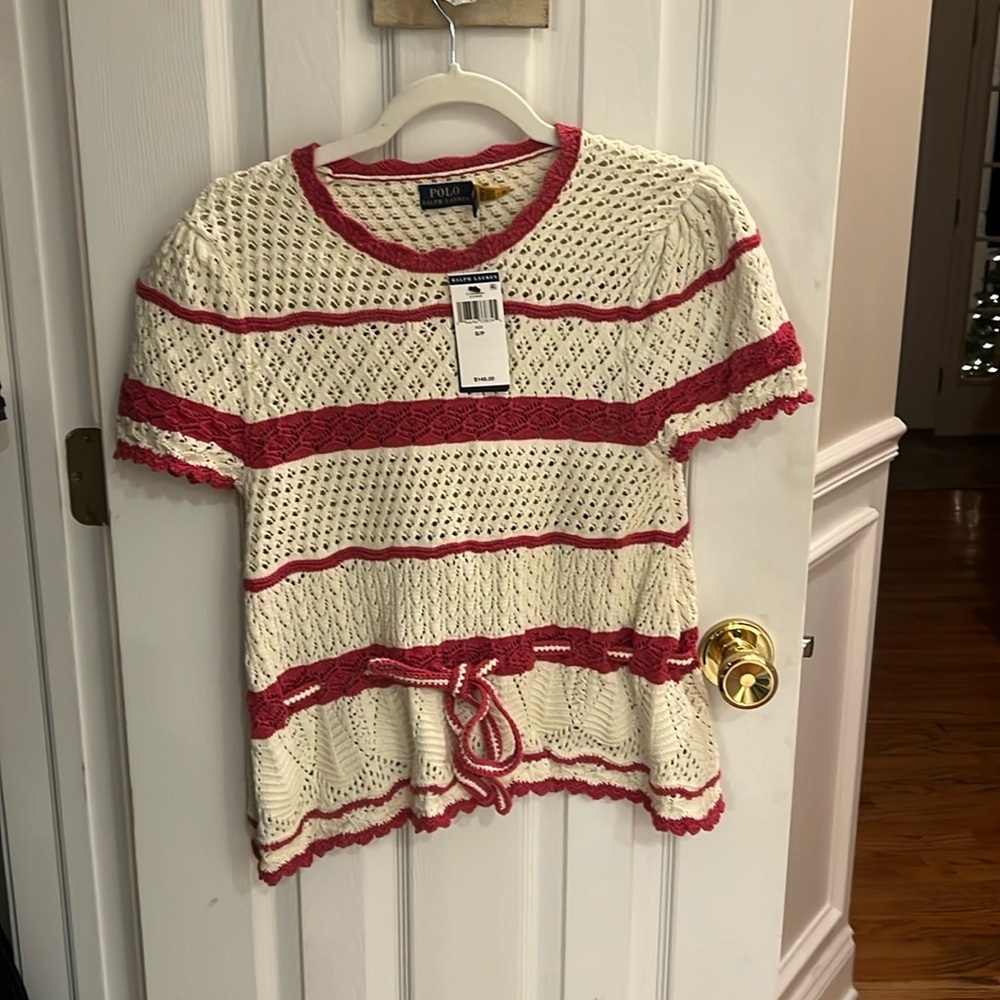 POLO crochet tee shirt